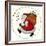 Santa and Toy Sack-Beverly Johnston-Framed Giclee Print