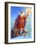 Santa and Unicorn-Judy Mastrangelo-Framed Giclee Print