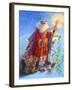 Santa and Unicorn-Judy Mastrangelo-Framed Giclee Print