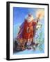 Santa and Unicorn-Judy Mastrangelo-Framed Giclee Print