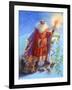 Santa and Unicorn-Judy Mastrangelo-Framed Giclee Print