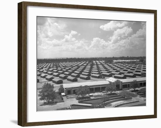 Santa Anita Reception Center-Russell Lee-Framed Photographic Print