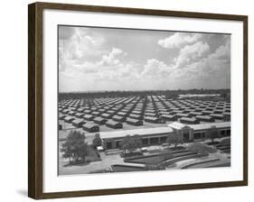 Santa Anita Reception Center-Russell Lee-Framed Photographic Print