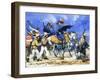 Santa Anna Led His Ill-Equipped Army on a Killing March Across the Frozen Plains of Coahuila-Angus Mcbride-Framed Giclee Print