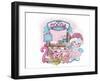 Santa Approved Cocoa - Snowman-Sheena Pike Art And Illustration-Framed Giclee Print