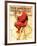 "Santa at the Map" Saturday Evening Post Cover, December 16,1939-Norman Rockwell-Framed Giclee Print