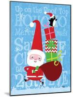 Santa & Bag of Presents-Teresa Woo-Mounted Art Print