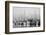 Santa Barbara Boats Mono-John Gusky-Framed Photographic Print