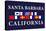 Santa Barbara, California - Nautical Flags-Lantern Press-Stretched Canvas
