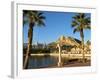 Santa Barbara Castle Seen from the Harbour, Alicante, Valencia Province, Spain, Europe-Guy Thouvenin-Framed Photographic Print