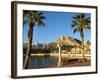 Santa Barbara Castle Seen from the Harbour, Alicante, Valencia Province, Spain, Europe-Guy Thouvenin-Framed Photographic Print