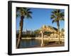 Santa Barbara Castle Seen from the Harbour, Alicante, Valencia Province, Spain, Europe-Guy Thouvenin-Framed Photographic Print