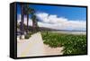 Santa Barbara Coastline, California-George Oze-Framed Stretched Canvas