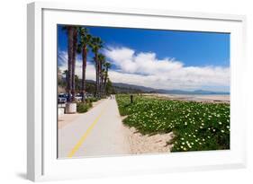 Santa Barbara Coastline, California-George Oze-Framed Photographic Print