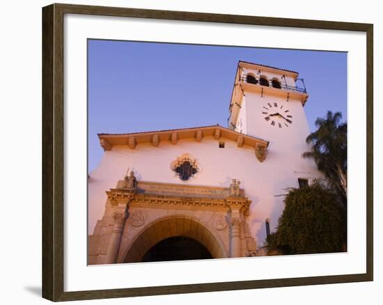 Santa Barbara County Courthouse, Santa Barbara, California, United States of America, North America-Richard Cummins-Framed Photographic Print