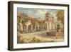 Santa Barbara Mission and Grounds-null-Framed Art Print