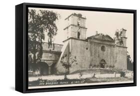 Santa Barbara Mission, California-null-Framed Stretched Canvas