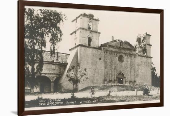 Santa Barbara Mission, California-null-Framed Art Print