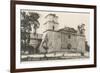 Santa Barbara Mission, California-null-Framed Premium Giclee Print