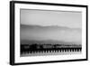 Santa Barbara Pier Mono-John Gusky-Framed Photographic Print