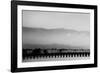 Santa Barbara Pier Mono-John Gusky-Framed Photographic Print