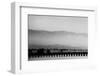 Santa Barbara Pier Mono-John Gusky-Framed Photographic Print