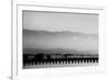 Santa Barbara Pier Mono-John Gusky-Framed Photographic Print