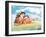 Santa Beach-Nate Owens-Framed Giclee Print