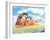 Santa Beach-Nate Owens-Framed Giclee Print