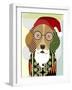 Santa Beagle-Lanre Adefioye-Framed Giclee Print