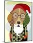 Santa Beagle-Lanre Adefioye-Mounted Giclee Print