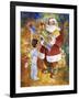 Santa Bearing Gifts-Hal Frenck-Framed Giclee Print