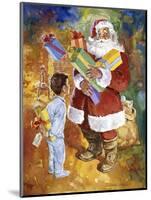 Santa Bearing Gifts-Hal Frenck-Mounted Giclee Print