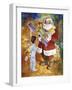 Santa Bearing Gifts-Hal Frenck-Framed Giclee Print