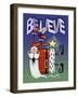 Santa Believe Letters-Margaret Wilson-Framed Giclee Print