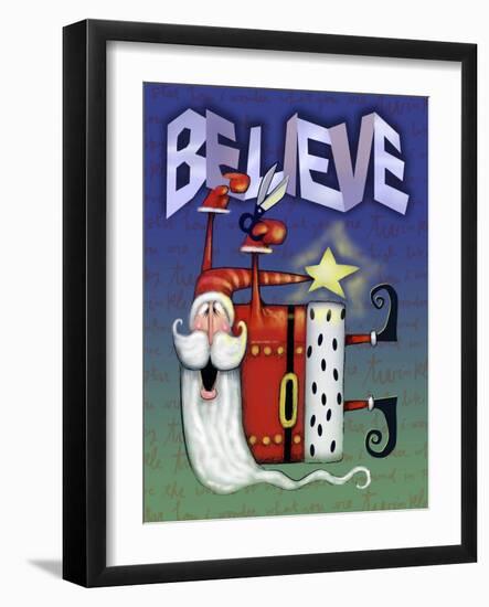 Santa Believe Letters-Margaret Wilson-Framed Giclee Print