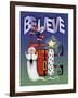 Santa Believe Letters-Margaret Wilson-Framed Giclee Print