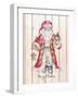 Santa & Cardinal I-Andi Metz-Framed Art Print