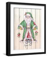 Santa & Cardinal II-Andi Metz-Framed Art Print