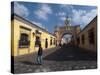 Santa Catalina Arch, Antigua, UNESCO World Heritage Site, Guatemala, Central America-Sergio Pitamitz-Stretched Canvas