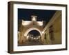 Santa Catalina Arch by Night, Antigua, UNESCO World Heritage Site, Guatemala, Central America-Sergio Pitamitz-Framed Photographic Print