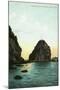 Santa Catalina Island, California - View of the Sugar Loaf-Lantern Press-Mounted Art Print