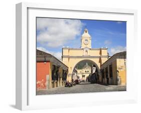 Santa Catarina Arch, Antigua, UNESCO World Heritage Site, Guatemala, Central America-Wendy Connett-Framed Photographic Print