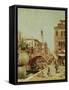 Santa Catarina Canal, Venice-Franz Richard Unterberger-Framed Stretched Canvas