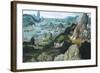 Santa Caterina and Miracle of Wheel-Joachim Patinier-Framed Giclee Print