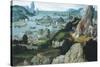 Santa Caterina and Miracle of Wheel-Joachim Patinier-Stretched Canvas