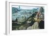 Santa Caterina and Miracle of Wheel-Joachim Patinier-Framed Giclee Print