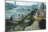 Santa Caterina and Miracle of Wheel-Joachim Patinier-Mounted Giclee Print