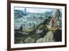 Santa Caterina and Miracle of Wheel-Joachim Patinier-Framed Giclee Print