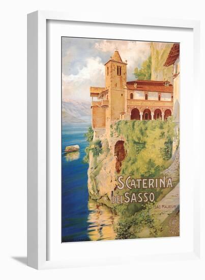 Santa Caterina, Sasso-null-Framed Art Print